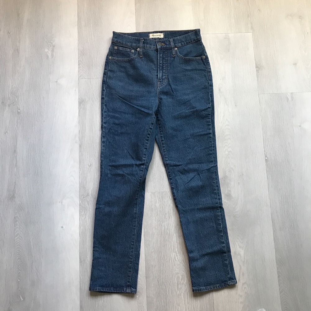 MADEWELL THE PERFECT VINTAGE JEANS BLUE STRAIGHT LEG WOMENS 26